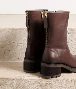 Femme Mellow Yellow Boots, Bottines-Boots fourrées choco Tomette