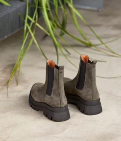 Femme Mellow Yellow Boots, Bottines-Boots grunge Lia