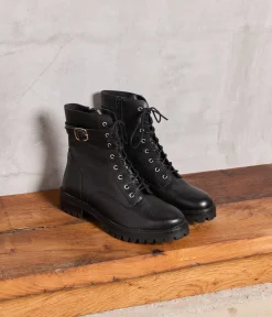 Femme Mellow Yellow Boots, Bottines-Boots lacets es Britany