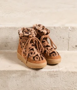 Femme Mellow Yellow Boots, Bottines-Boots léopard fourrées Cherine