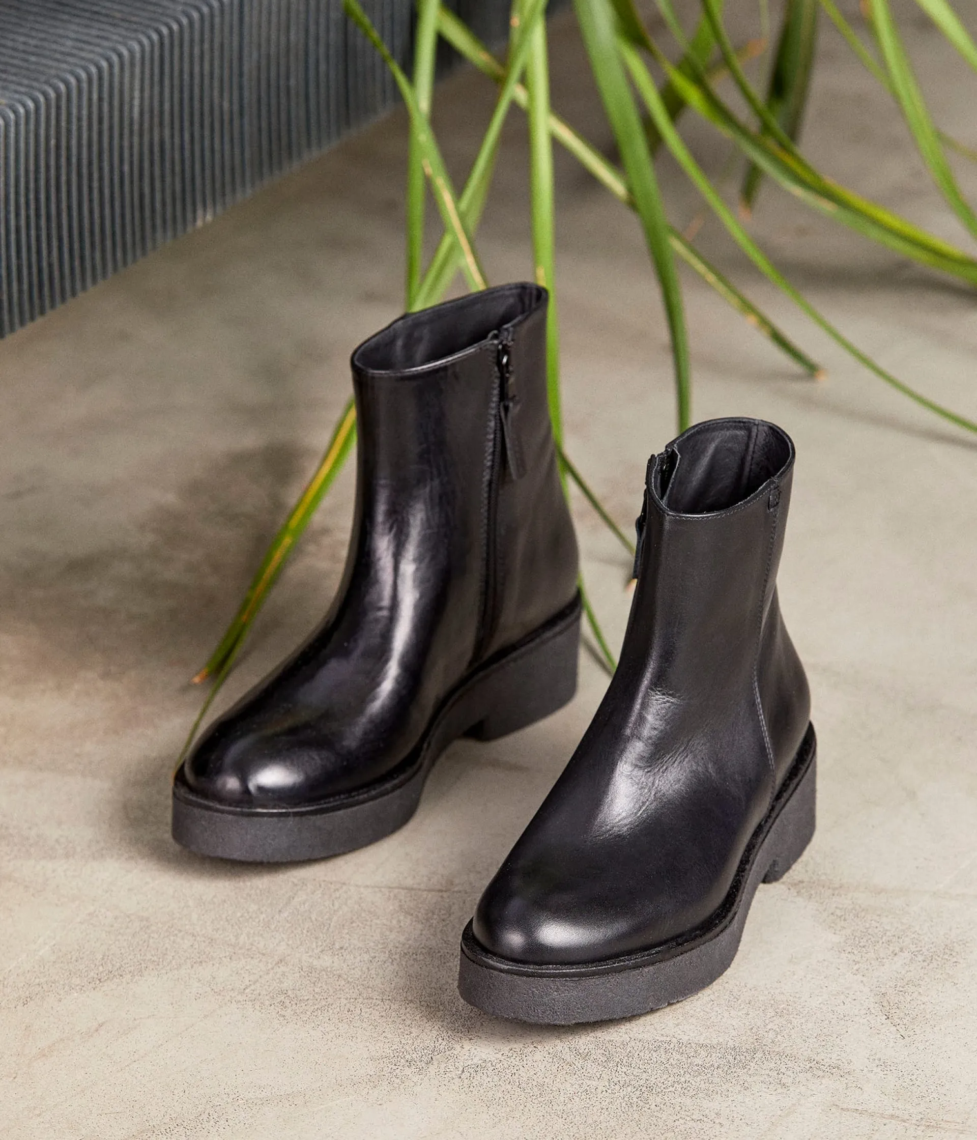 Femme Mellow Yellow Boots, Bottines-Boots es cuir Isaure