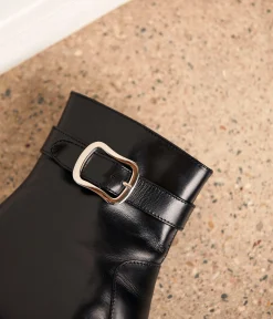 Femme Mellow Yellow Boots, Bottines-Boots noires talon Aventine