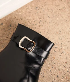 Femme Mellow Yellow Boots, Bottines-Boots noires talon Aventine