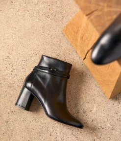 Femme Mellow Yellow Boots, Bottines-Boots talon noires Besse