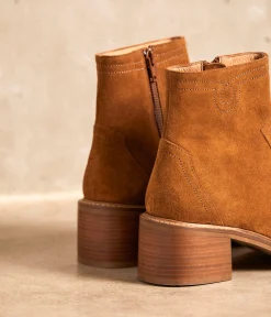 Femme Mellow Yellow Boots, Bottines-Boots velours Ann