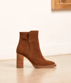 Femme Mellow Yellow Boots, Bottines-Boots velours Rebelle