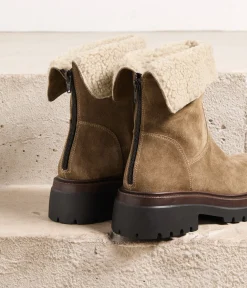 Femme Mellow Yellow Boots, Bottines-Boots velours Flynn