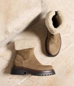 Femme Mellow Yellow Boots, Bottines-Boots velours Flynn