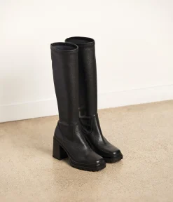 Femme Mellow Yellow Bottes-Bottes talon noires Arnaude