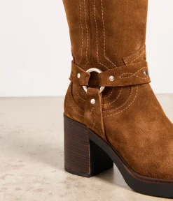 Femme Mellow Yellow Bottes-Bottes velours Zoé