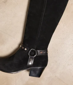 Femme Mellow Yellow Bottes-Bottes velours Gigi