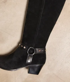 Femme Mellow Yellow Bottes-Bottes velours Gigi