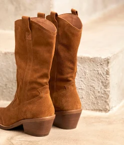 Femme Mellow Yellow Bottes-Bottes Western Canelle