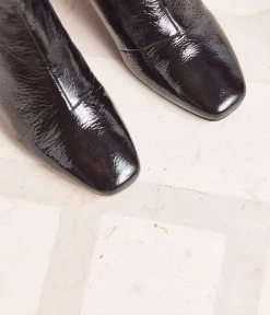 Femme Mellow Yellow Boots, Bottines-Bottines en cuir froissé Bonnie