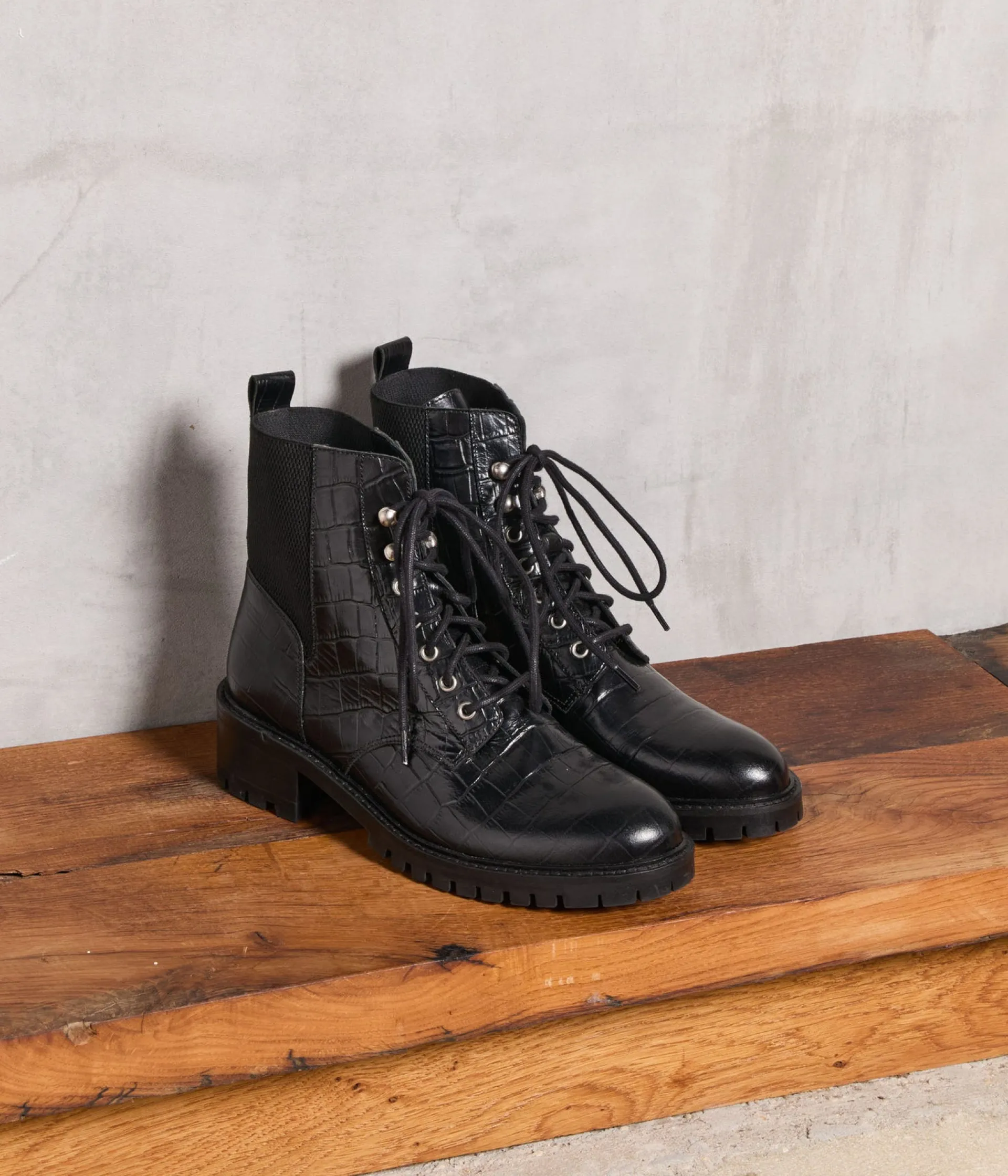 Femme Mellow Yellow Boots, Bottines-Bottines es croco Azelie