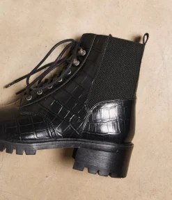 Femme Mellow Yellow Boots, Bottines-Bottines es croco Azelie