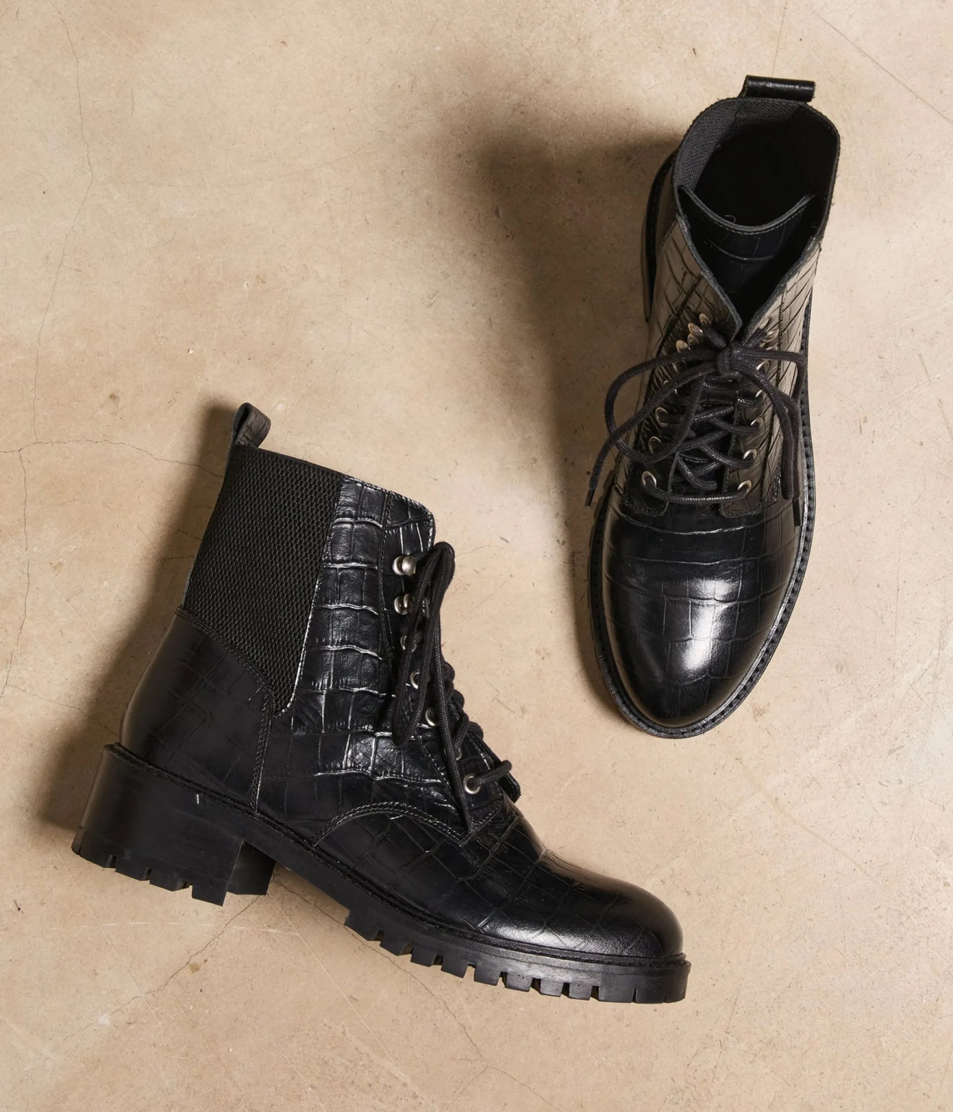 Femme Mellow Yellow Boots, Bottines-Bottines es croco Azelie