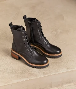 Femme Mellow Yellow Boots, Bottines-Bottines es cuir Cécile