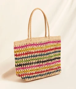 Mellow Yellow Sacs, Pochettes-Cabas tressé Flore