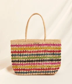 Mellow Yellow Sacs, Pochettes-Cabas tressé Flore