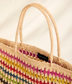 Mellow Yellow Sacs, Pochettes-Cabas tressé Flore