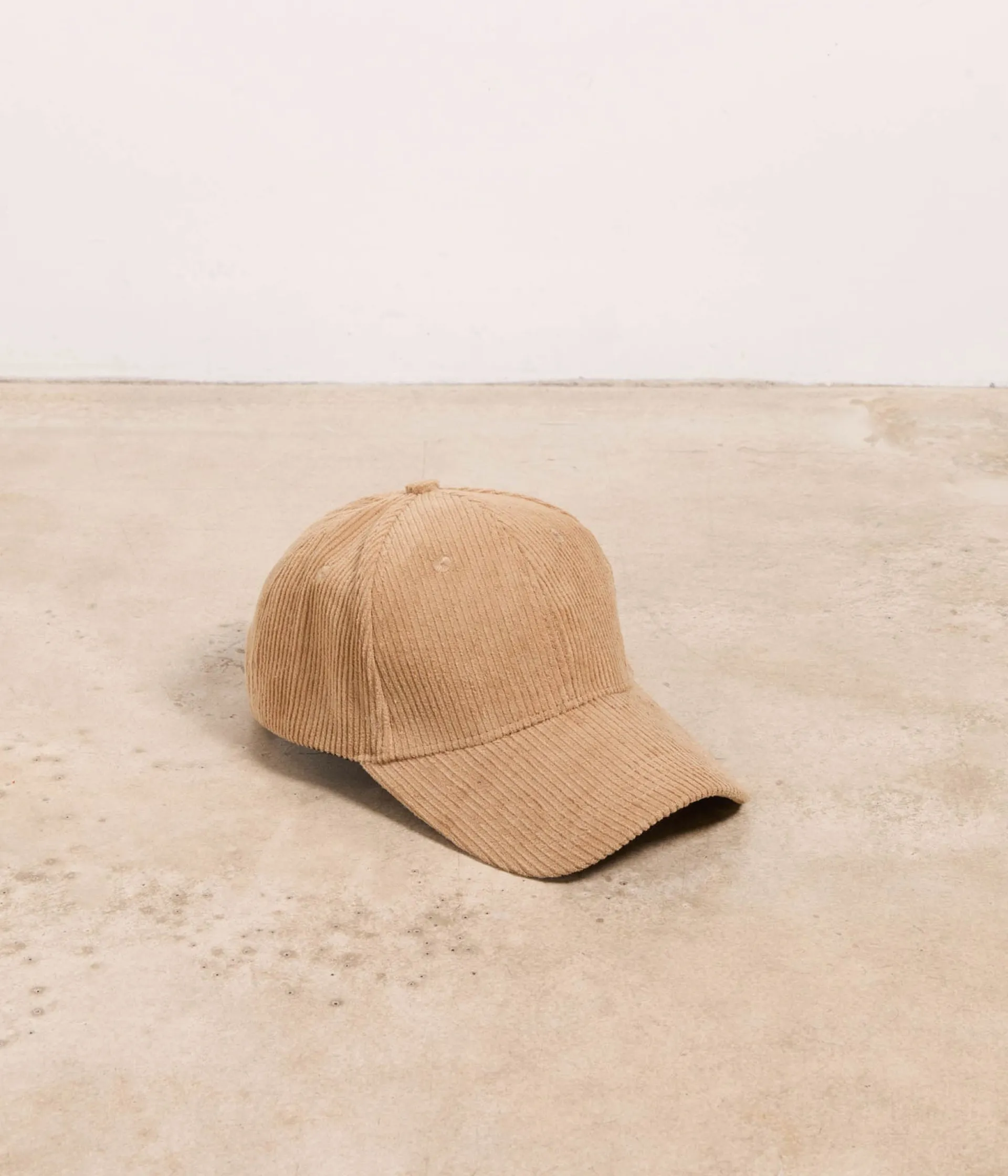 Mellow Yellow Casquettes, Bonnets-Casquette velours beige Serena