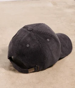 Mellow Yellow Casquettes, Bonnets-Casquette velours grise Serena