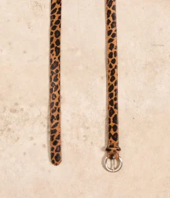 Mellow Yellow Ceintures-Ceinture effet léopard Rajah
