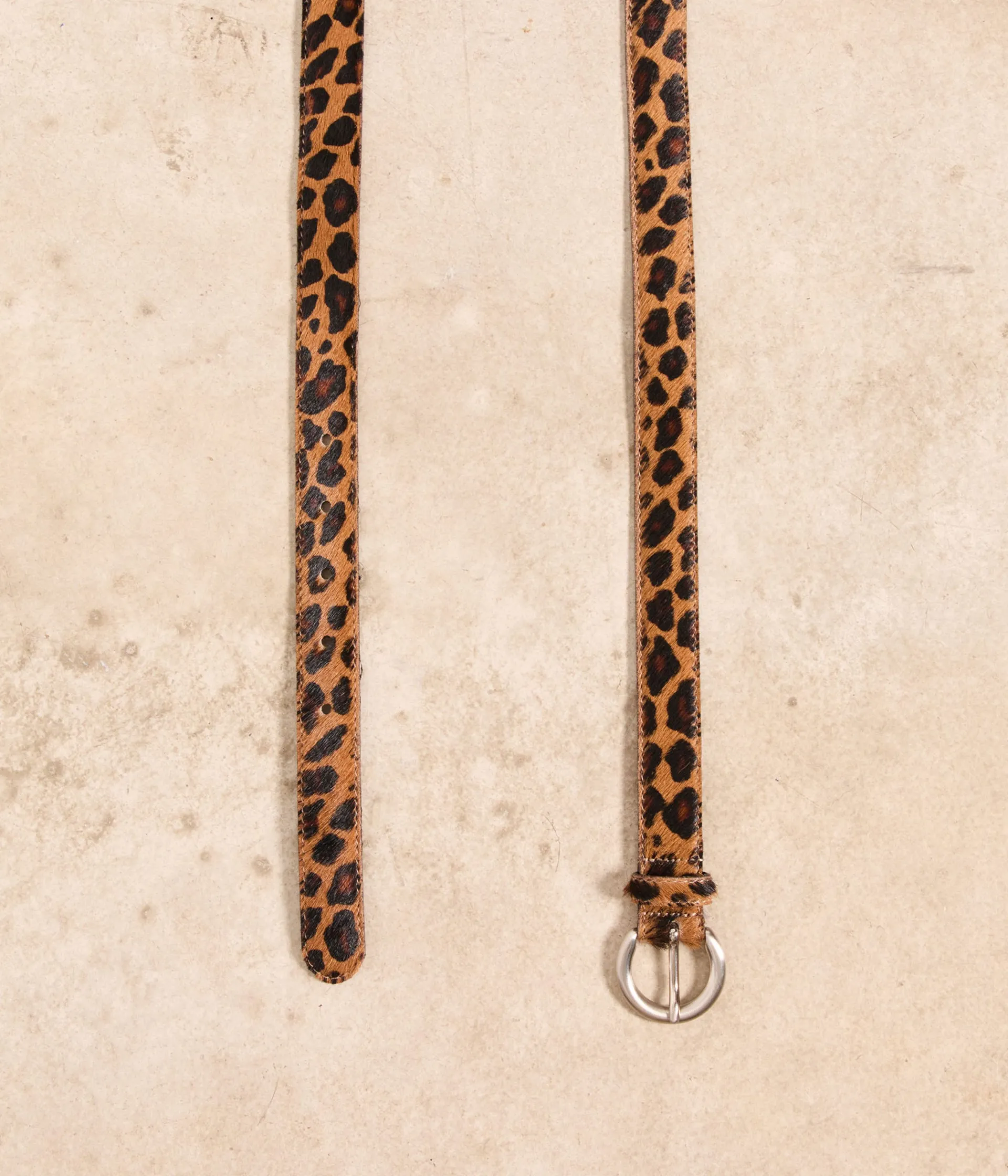 Mellow Yellow Ceintures-Ceinture effet léopard Rajah