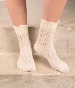 Mellow Yellow Chaussettes-Chaussettes s dentelle Lisette