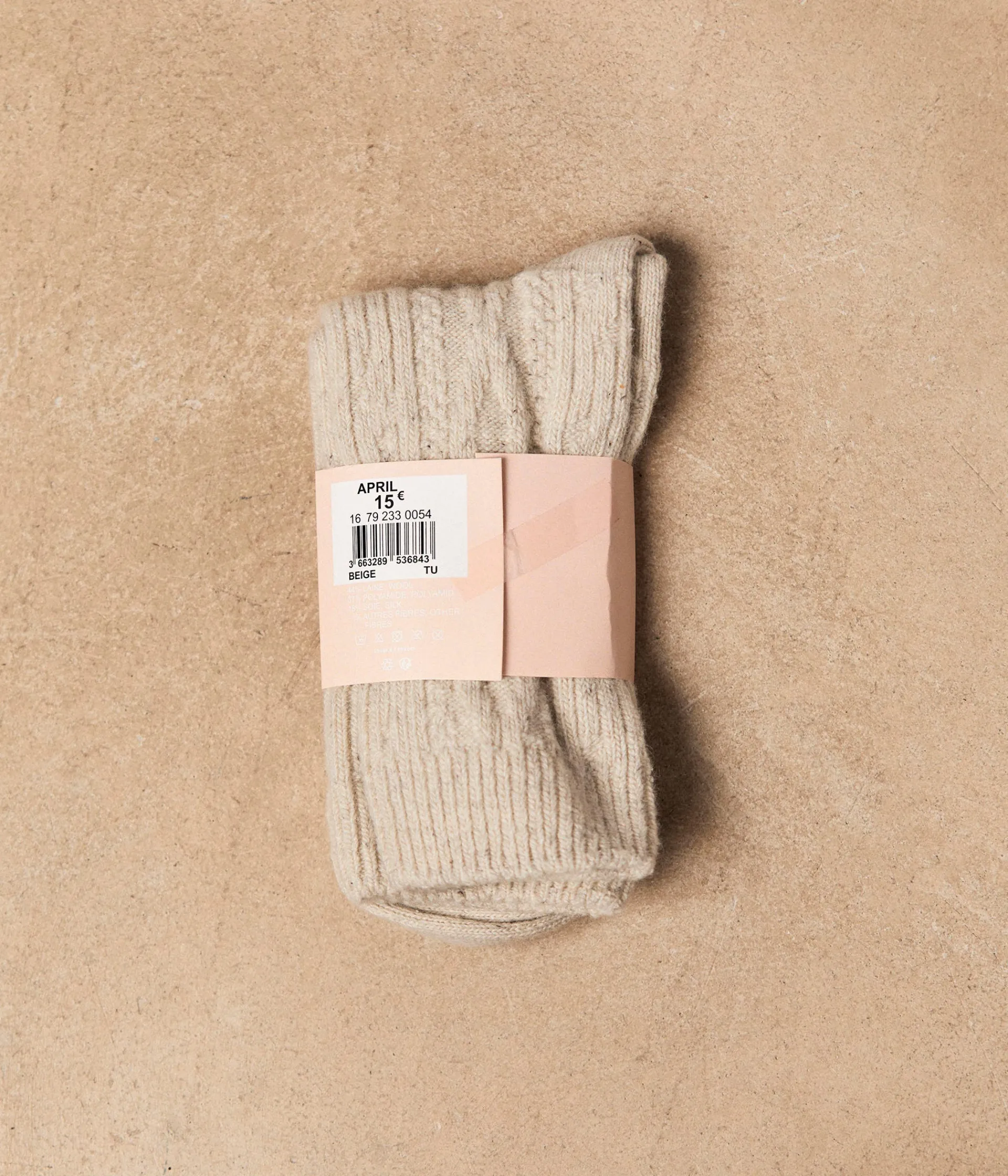 Mellow Yellow Chaussettes, Accessoires-Chaussettes côtelées s April