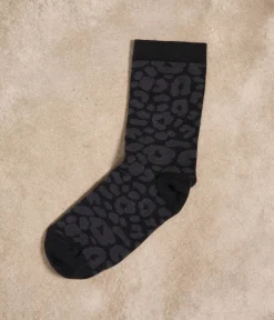 Mellow Yellow Chaussettes-Chaussettes marine léopard Melman