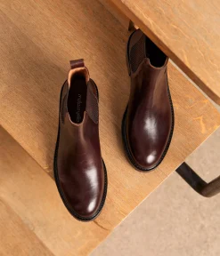 Femme Mellow Yellow Boots, Bottines-Chelsa boots chocolat Adolie