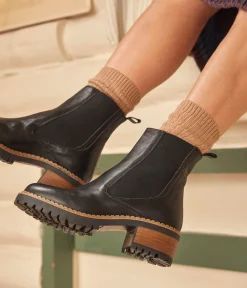 Femme Mellow Yellow Boots, Bottines-Chelsea boots crantées Deva