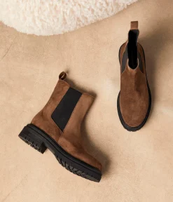 Femme Mellow Yellow Boots, Bottines-Chelsea boots taupe Aidee