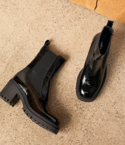 Femme Mellow Yellow Boots, Bottines-Chelsea boots vernies Alixia