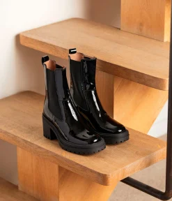 Femme Mellow Yellow Boots, Bottines-Chelsea boots vernies Alixia