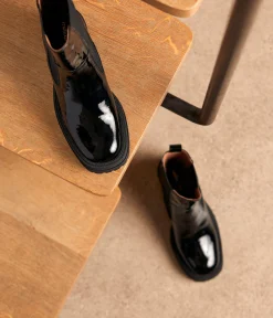 Femme Mellow Yellow Boots, Bottines-Chelsea boots vernies Alixia