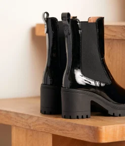 Femme Mellow Yellow Boots, Bottines-Chelsea boots vernies Alixia