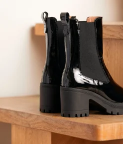 Femme Mellow Yellow Boots, Bottines-Chelsea boots vernies Alixia