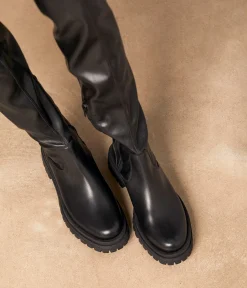 Femme Mellow Yellow Bottes-Cuissardes cuir Auxana