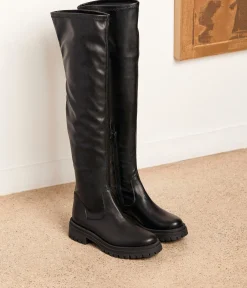 Femme Mellow Yellow Bottes-Cuissardes cuir Auxana