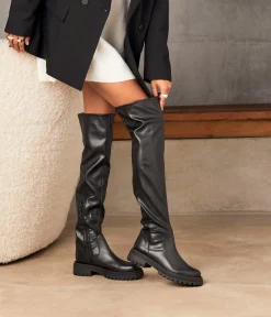 Femme Mellow Yellow Bottes-Cuissardes cuir Auxana