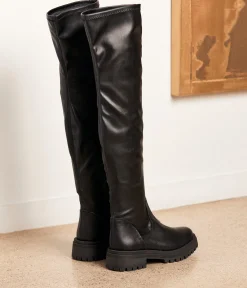 Femme Mellow Yellow Bottes-Cuissardes cuir Auxana