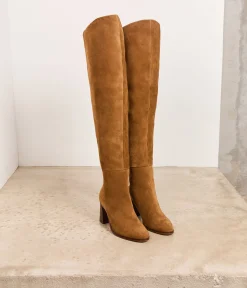 Femme Mellow Yellow Bottes-Cuissardes velours Viviane