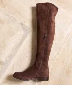 Femme Mellow Yellow Bottes-Cuissardes velours Lauren