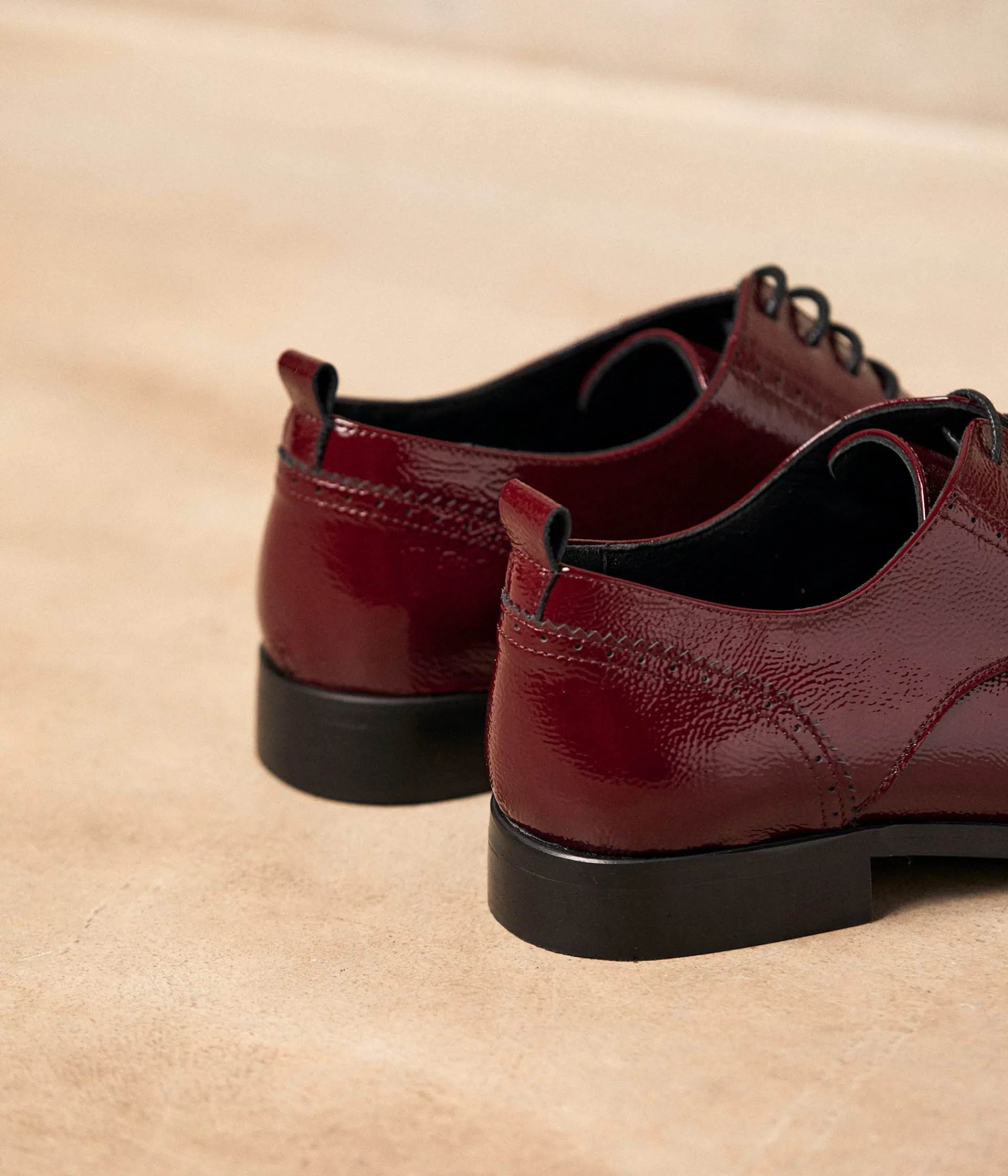 Femme Mellow Yellow Derbies, Mocassins-Derbies vernis Florence