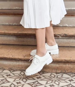 Femme Mellow Yellow Derbies, Mocassins-Derbies écrus Randy