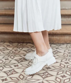 Femme Mellow Yellow Derbies, Mocassins-Derbies écrus Randy