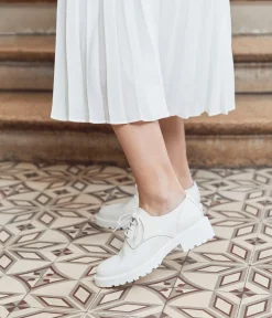 Femme Mellow Yellow Derbies, Mocassins-Derbies écrus Randy